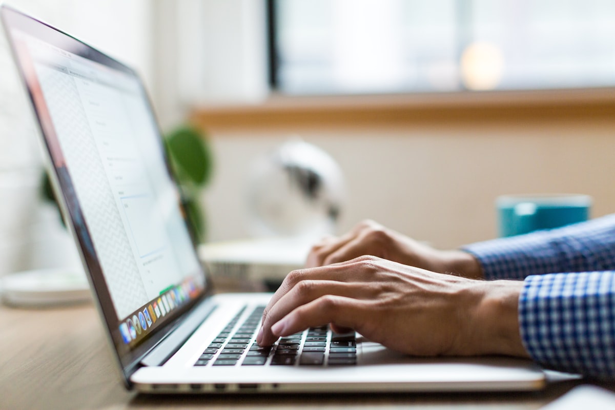 Professional delivering secure file links to a client